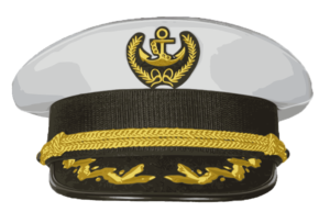 Illustration of a captain's hat